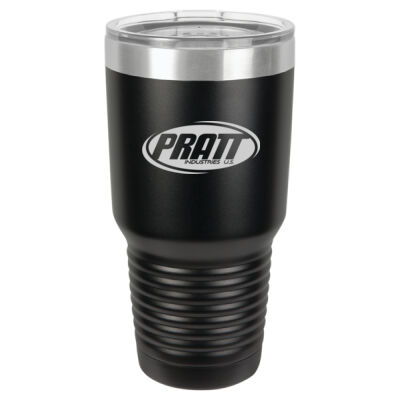 Pratt Industries - Polar Camel 30 oz. Vacuum Insulated Ringneck Tumbler with Clear Lid Thumbnail